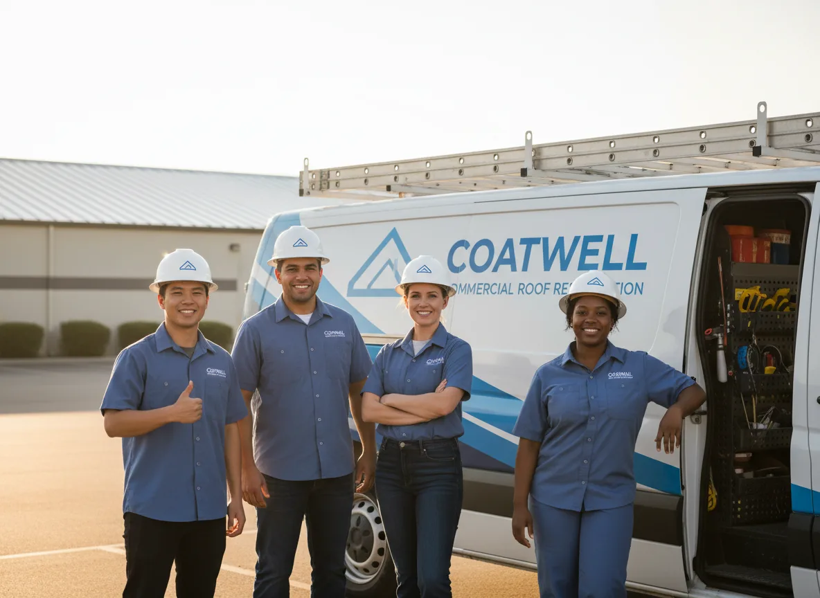 Commercial roof coating company in Quenemo, KS